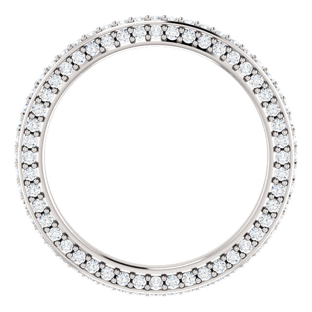 Moissanite Eternity Band - I Heart Moissanites