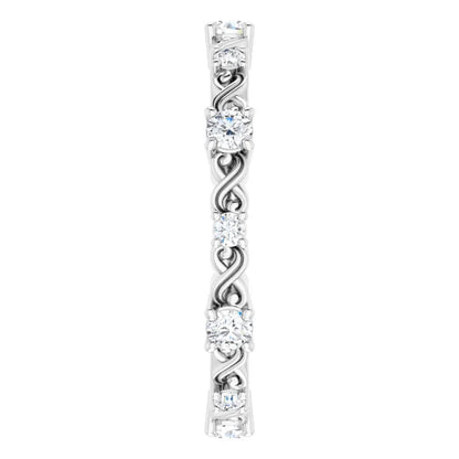 Lab Diamond Anniversary Band