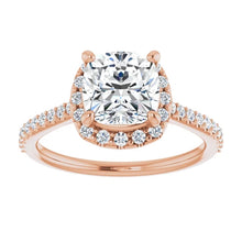 Cushion Halo Style Engagement Ring