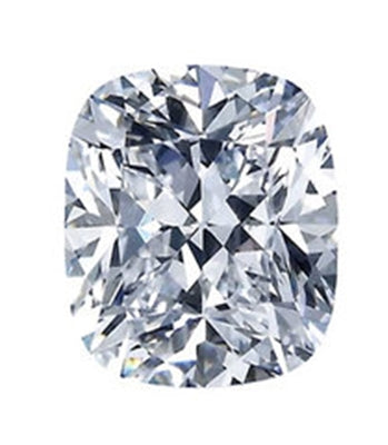 Crushed ice cushion store cut diamond