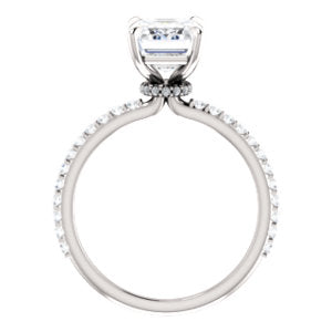 Emerald Claw Set Style Engagement Ring - I Heart Moissanites