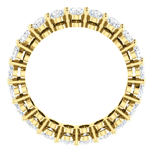 6.30ct Oval Moissanite Eternity Band - I Heart Moissanites
