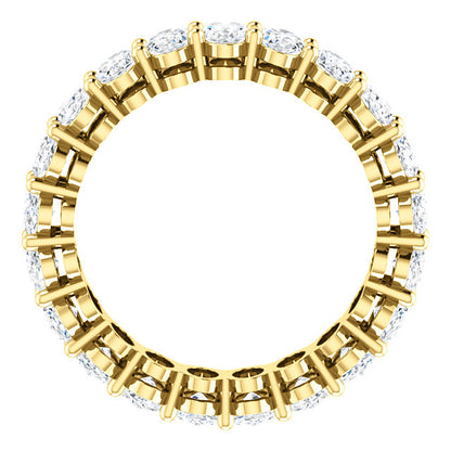 6.30ct Oval Moissanite Eternity Band - I Heart Moissanites