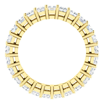 3.75ct Princess Moissanite Eternity Band - I Heart Moissanites