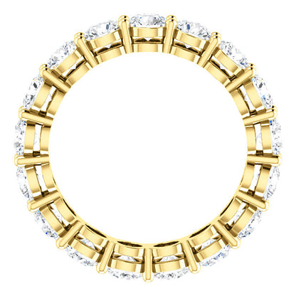 4.25ct Round Brilliant Moissanite Eternity Band - I Heart Moissanites