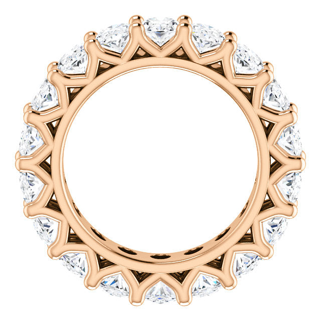 9.00ct Oval Moissanite Eternity Band - I Heart Moissanites