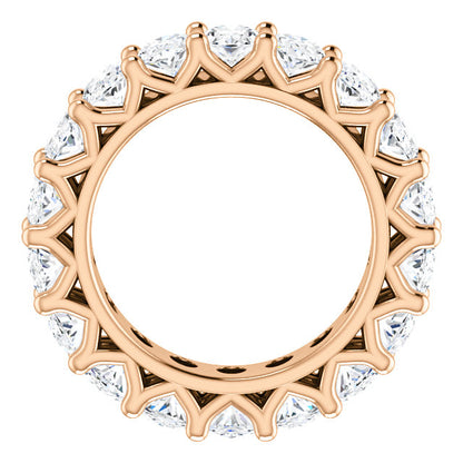 9.00ct Oval Moissanite Eternity Band - I Heart Moissanites