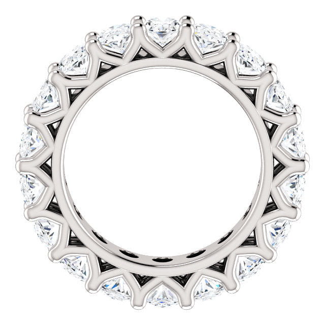 9.00ct Oval Moissanite Eternity Band - I Heart Moissanites