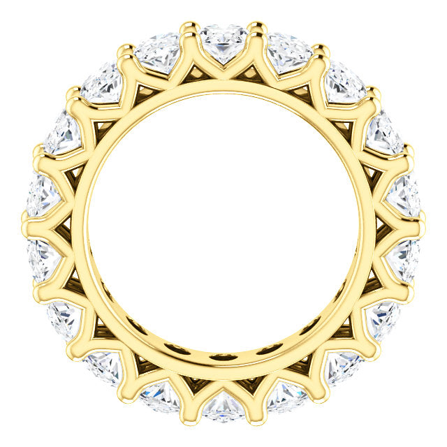 9.00ct Oval Moissanite Eternity Band - I Heart Moissanites