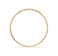Solid Gold Heart Bangle