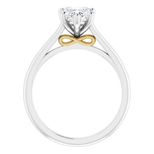 Five Claw Heart Solitaire Engagement Ring