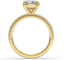 Cushion Claw Set Style Engagement Ring