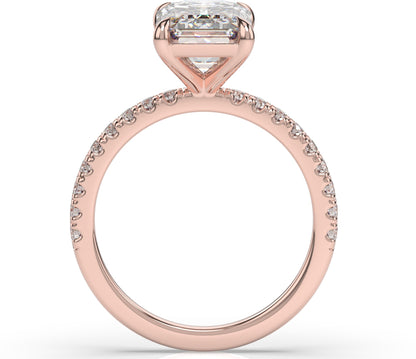 Emerald Claw Set Style Engagement Ring