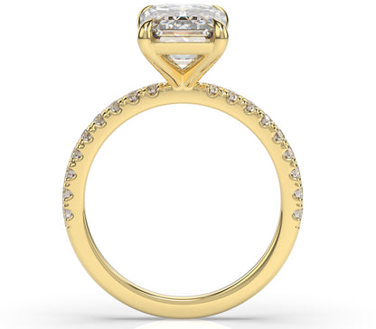 Emerald Claw Set Style Engagement Ring
