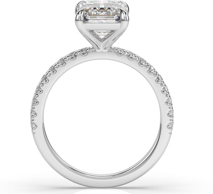 Emerald Claw Set Style Engagement Ring
