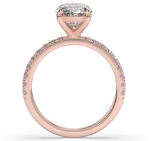 Oval Claw Set Style Engagement Ring