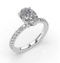 Oval Claw Set Style Engagement Ring