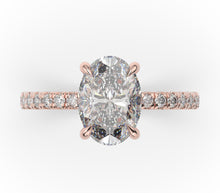 Oval Claw Set Style Engagement Ring