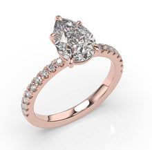 Pear Claw Set Style Engagement Ring