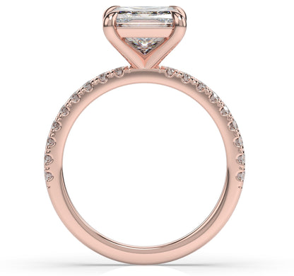 Princess Claw Set Style Engagement Ring