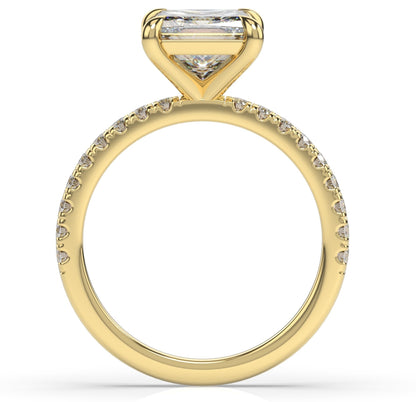 Princess Claw Set Style Engagement Ring