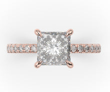 Princess Claw Set Style Engagement Ring