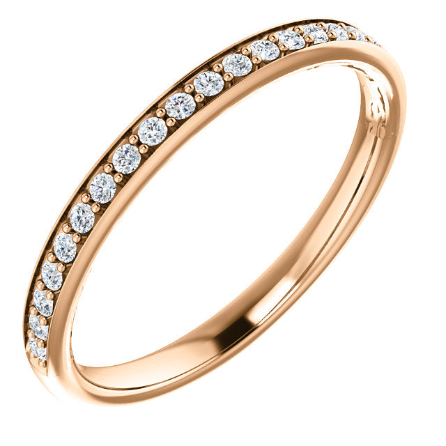 Moissanite Wedding Band - I Heart Moissanites