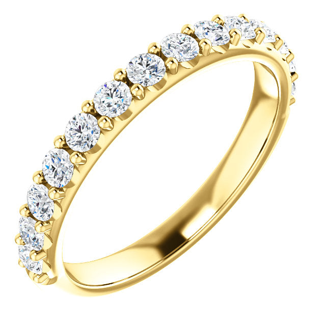 Moissanite Wedding Band - I Heart Moissanites