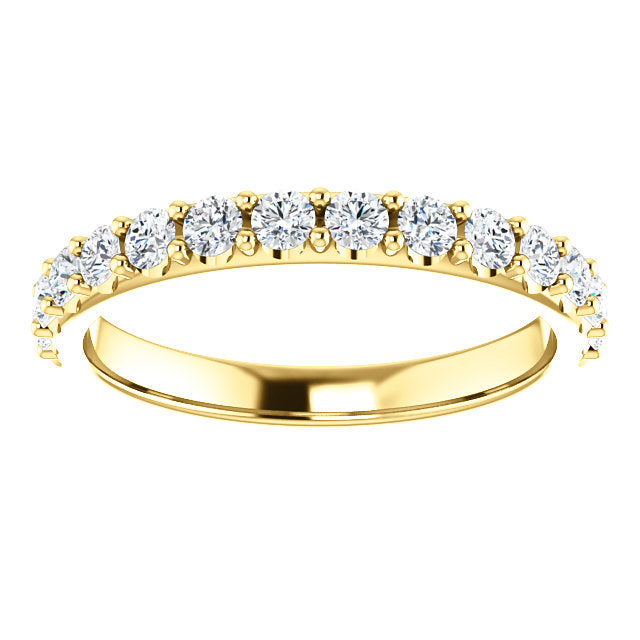 Moissanite Wedding Band - I Heart Moissanites