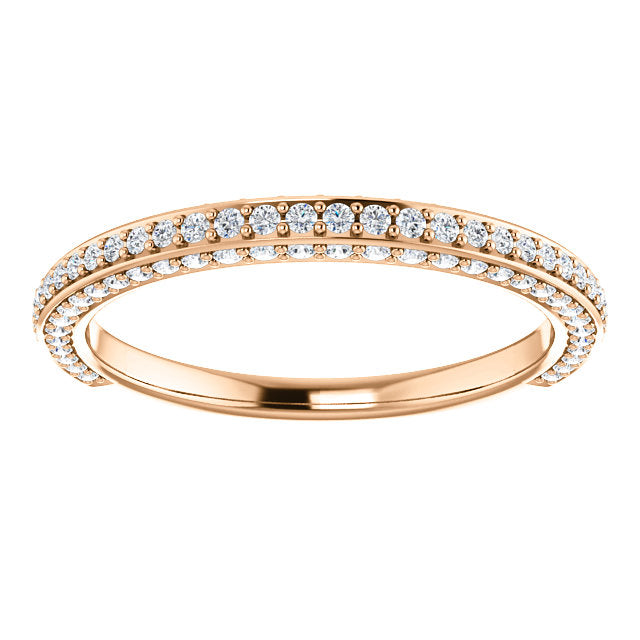 Moissanite Wedding Band - I Heart Moissanites