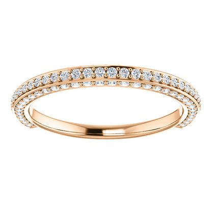 Moissanite Wedding Band - I Heart Moissanites