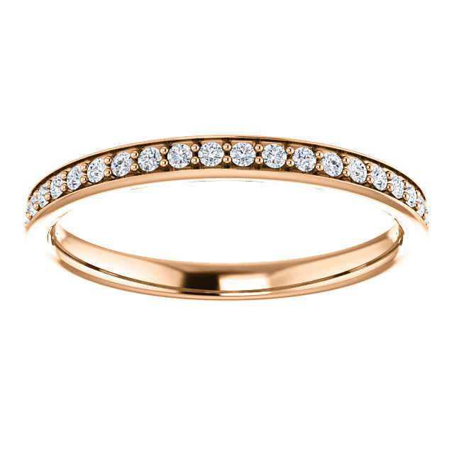 Moissanite Wedding Band - I Heart Moissanites