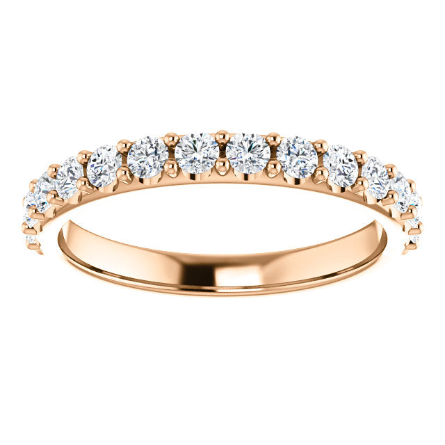 Moissanite Wedding Band - I Heart Moissanites