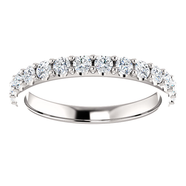 Moissanite Wedding Band - I Heart Moissanites