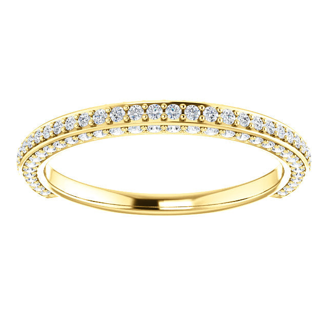 Moissanite Wedding Band - I Heart Moissanites