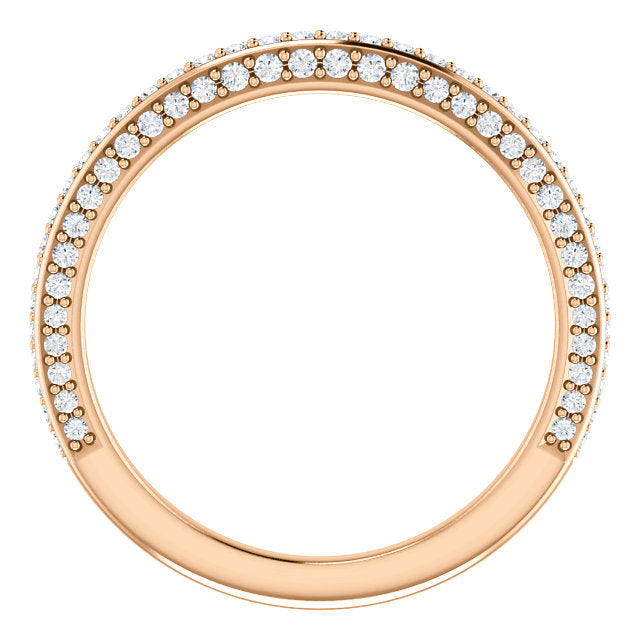 Moissanite Wedding Band - I Heart Moissanites