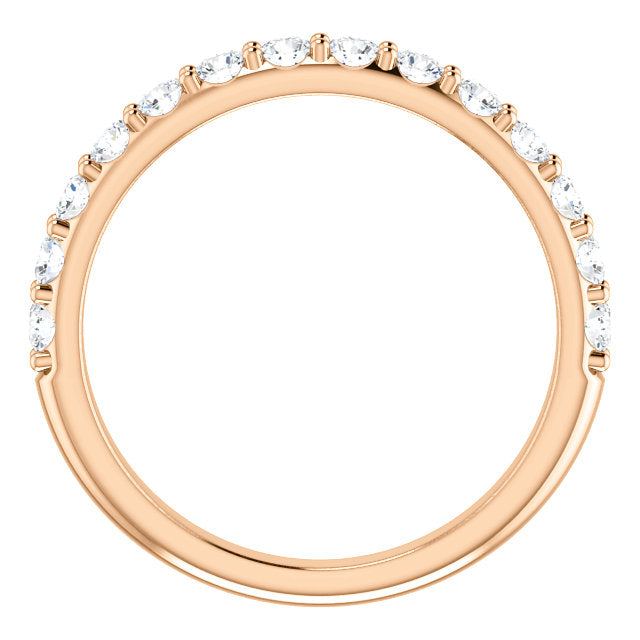 Moissanite Wedding Band - I Heart Moissanites
