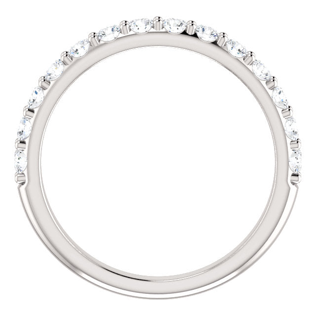 Moissanite Wedding Band - I Heart Moissanites