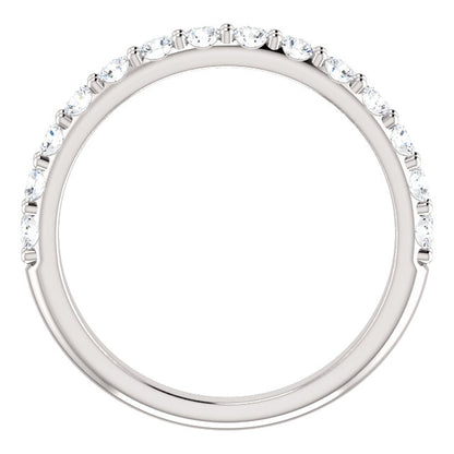 Moissanite Wedding Band - I Heart Moissanites