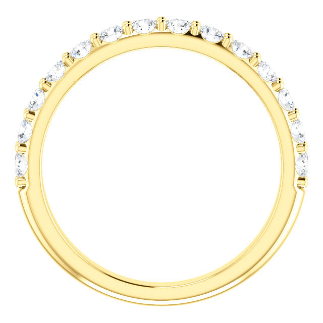 Moissanite Wedding Band - I Heart Moissanites