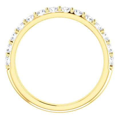 Moissanite Wedding Band - I Heart Moissanites