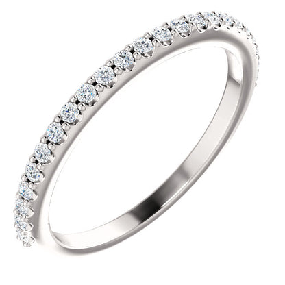 Moissanite Wedding Band - I Heart Moissanites
