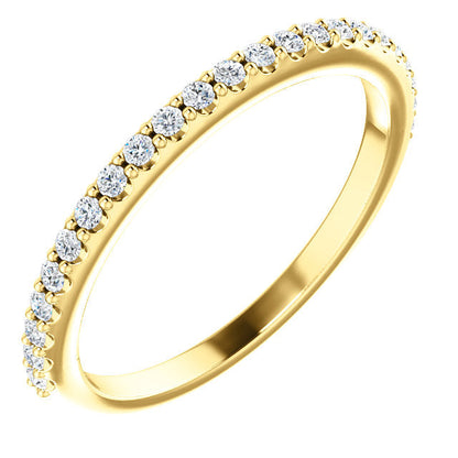 Moissanite Wedding Band - I Heart Moissanites