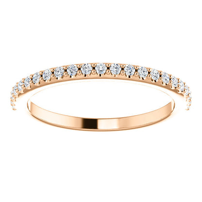 Moissanite Wedding Band - I Heart Moissanites