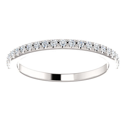 Moissanite Wedding Band - I Heart Moissanites