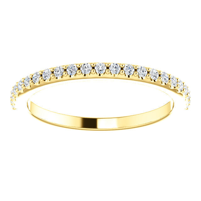 Moissanite Wedding Band - I Heart Moissanites