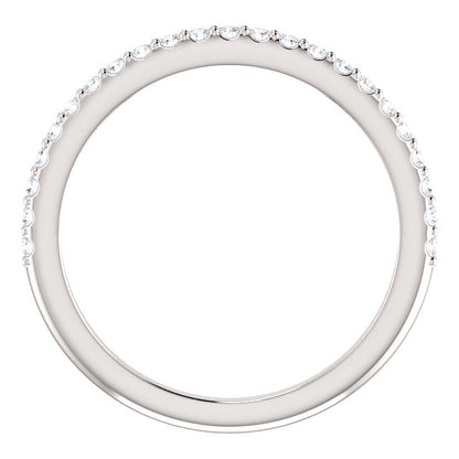 Moissanite Wedding Band - I Heart Moissanites