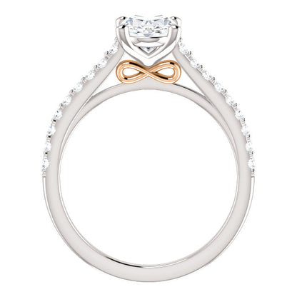 Oval Claw Set Style Engagement Ring - I Heart Moissanites