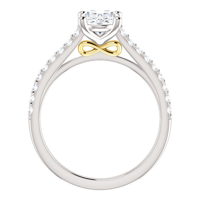 Oval Claw Set Style Engagement Ring - I Heart Moissanites