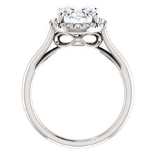 Oval Halo Style Engagement Ring - I Heart Moissanites